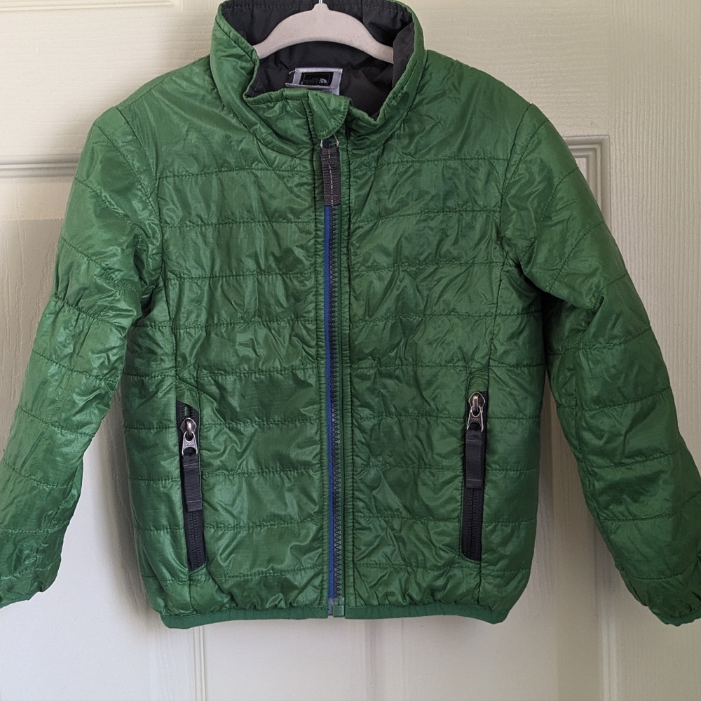 The North Face Kids Green Puffer Jacket